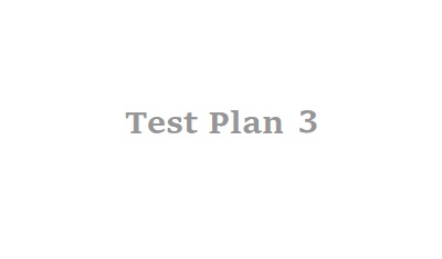 Test Plan 3